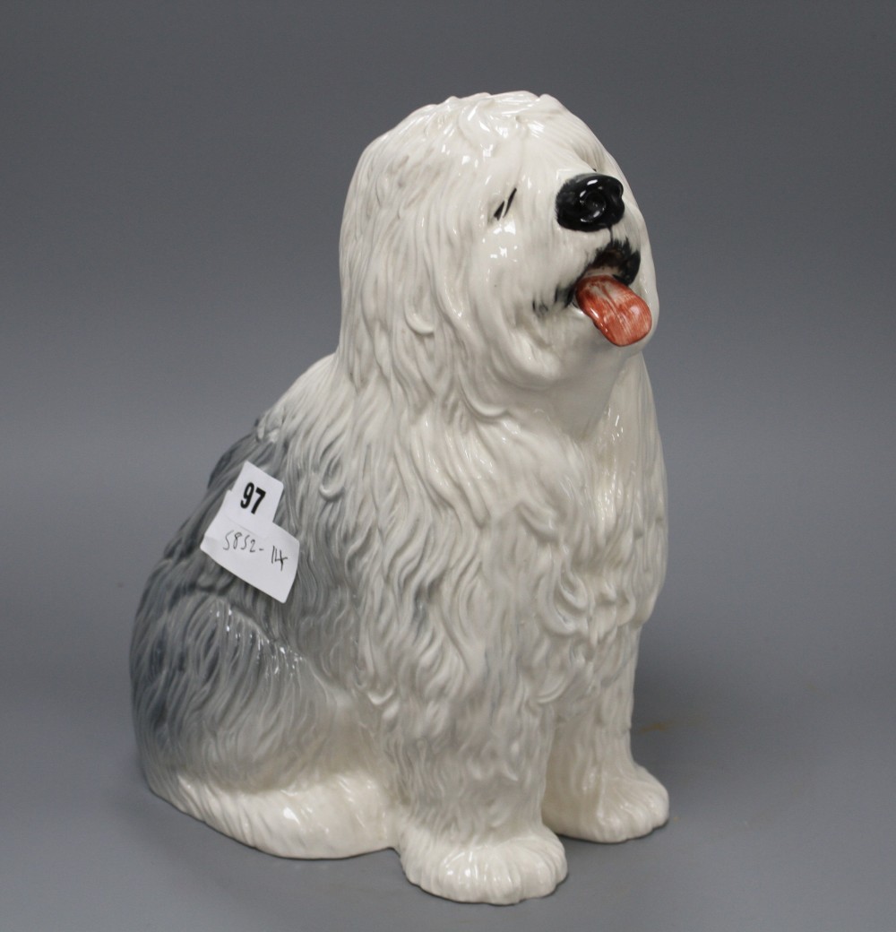 A Beswick model Dulux Old English sheepdog, no.2232, height 29cm